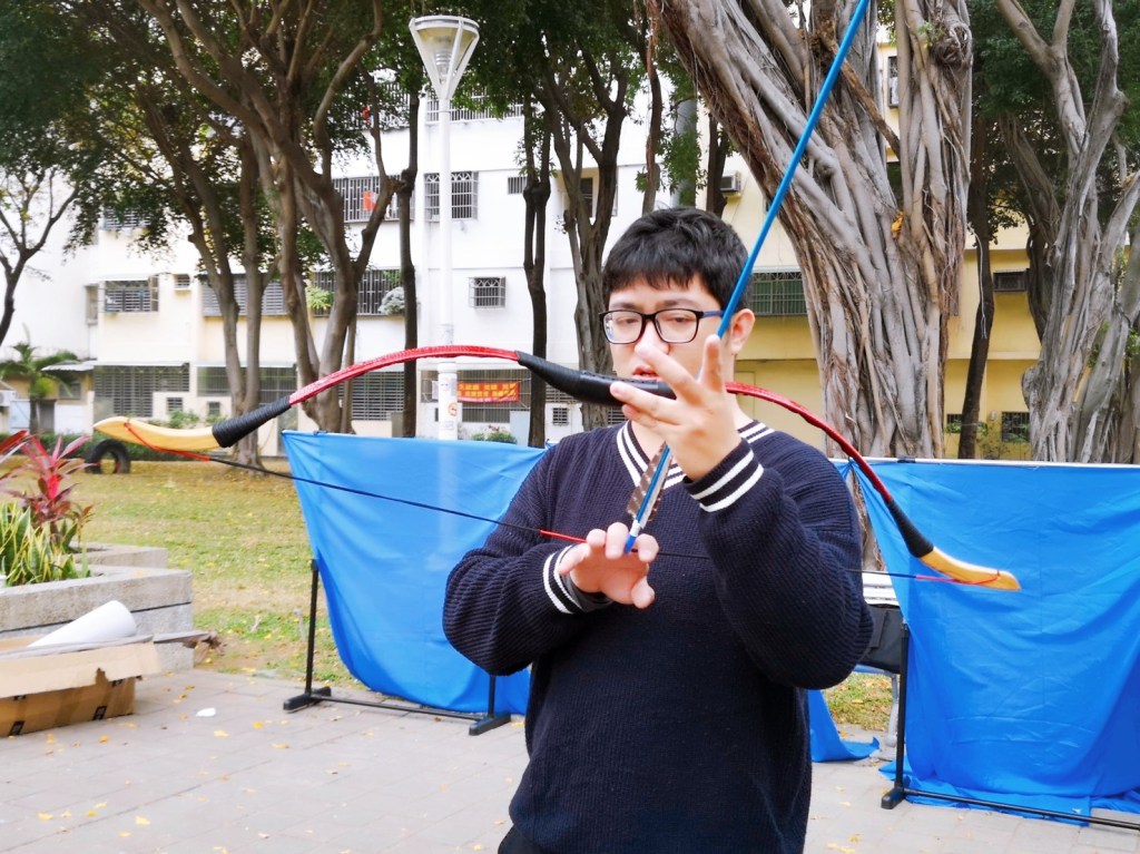 長頸鹿美語南成分校射箭教學體驗活動